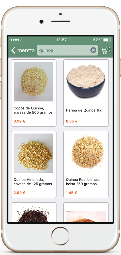 Comprar quinoa online en mentta