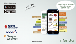 CHEQUE GOURMET Y SODEXO EN MENTTA