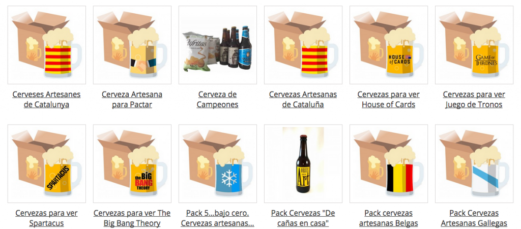 Packs de cervezas artesanas españolas